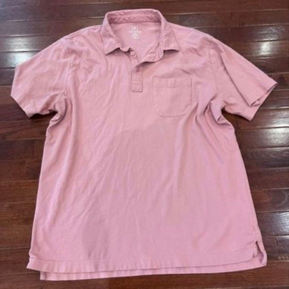 Mens pink collared shirt size large
